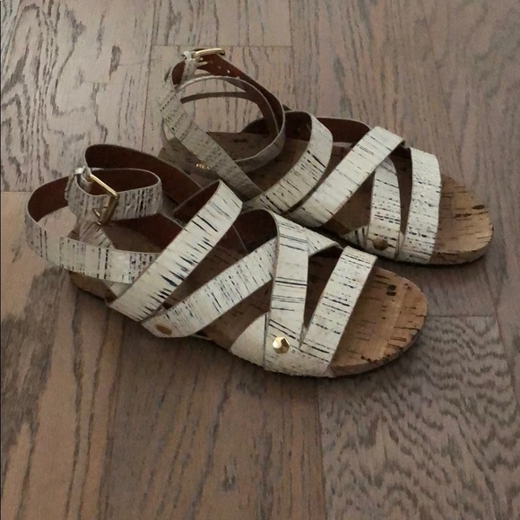 🆕 gladiator Rebecca Minkoff Tristen snakeskin gladiator Sandal - Picture 5 of 8